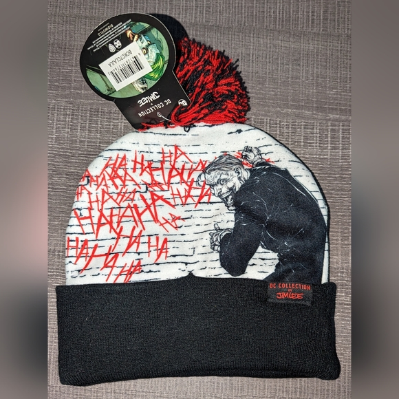 Jim Lee DC Super-Villains Joker Beanie Touque - Picture 2 of 5